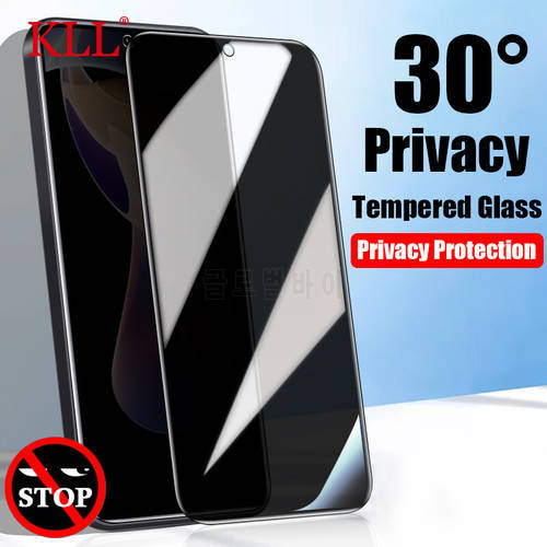 Anti-spy Tempered Glass for Xiaomi Redmi Note 11 Pro Plus Privacy Screen Protector for Redmi Note 11E K50 Gaming K40 Pro 10A