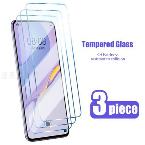 3Pcs Tempered Glass for Huawei P40 P30 P20 Pro Lite P10 P9 P8 Lite Screen Protector for Huawei Nova 8 7 6 7i 5T SE 5G glass 9H