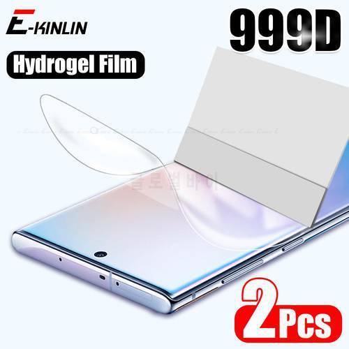 Hydrogel Film For Samsung Galaxy Note 20 S22 S21 S20 FE S10 Lite 10 Ultra Plus Screen Protector Full Cover Soft Film Not Glass