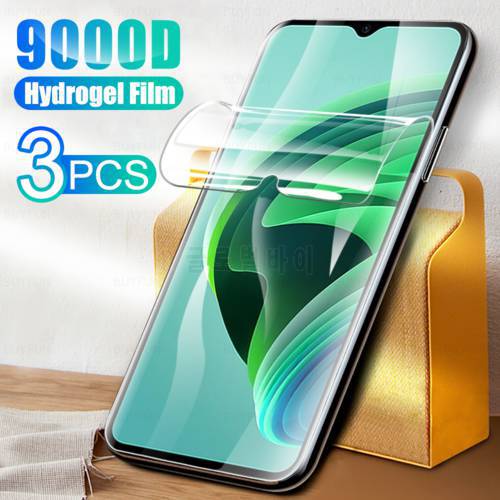 3pcs Hydrogel Film For Xiaomi Redmi 10 5G 6.58 Inches HD Full Cover Screen Protectors Xiomi Red mi 10 Clear Phone Safety Flim