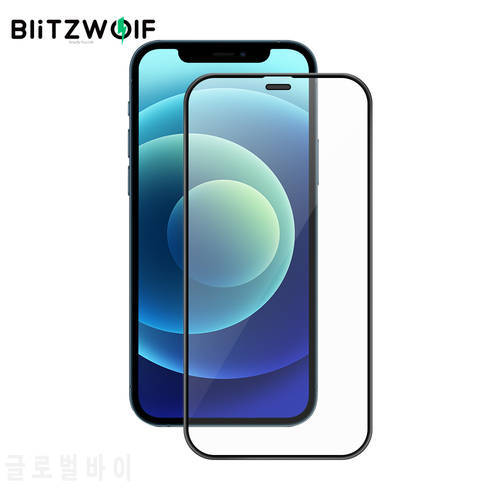 BlitzWolf 9H 0.25mm HD Tempered Glass For iphone 12/12Pro/12mini/12Pro Max Screen Protector Anti-fingerprint Tempered Glass