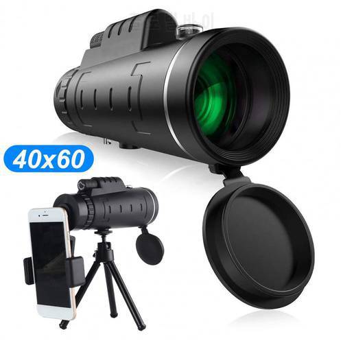 40X60 Day & Night Vision Dual-Focus HD- Optics Zoom Monocular Telescope Waterproof Super Clear for Outdoor Hunting