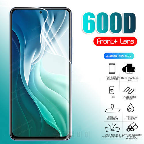 600D Hydrogel Film for xiaomi 11 lite Full Screen Protector Film for mi 11 pro ultra 11i light Protective Safety Film Not Glass