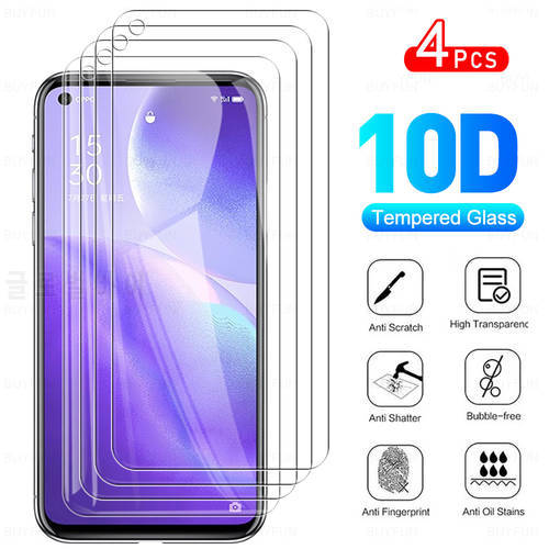4Pcs Full Cover Protective Glass For Oppo Find X3 Lite Phone Tempered Glas Screen Protector Film For O PPO FindX3 X3Lite 6.43