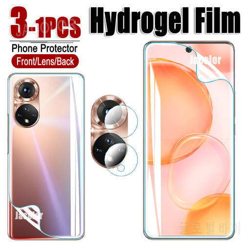 Hydrogel Film For Honor 50 Pro 60 Screen Gel Protector/Back Cover Safety Film/Camera Glass For Honor50Pro Honor60Pro Honer 50Pro