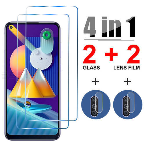 4in1 Protective Screen Protector For Samsung A70S A50S A30S Tempered Glass On Galaxy A20S A20e A10S A10e clear HD glass film