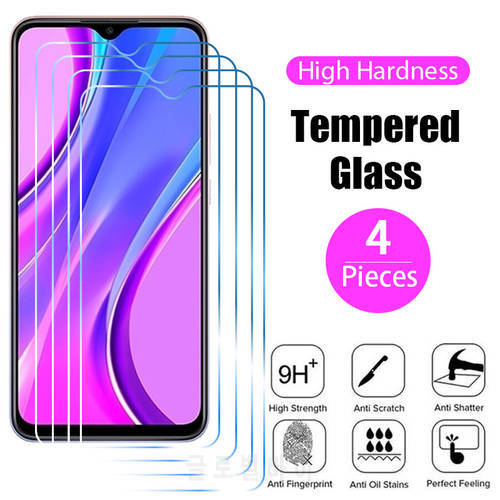 4PCS Tempered Glass for Redmi 10 9 9A 9C 9T 8 8A Sceeen Protector For Redmi Note 11 10 9 8 Pro Max 11T 11S 10T 10S 9T 9S 8T