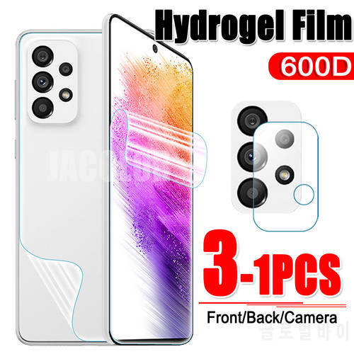1-3PCS Hidrogel Film For Samsung Galaxy A73 A52 A52s A33 4G 5G Back Protector Camera Glass Sansung samsun Galaxi A 73 52s 52 33
