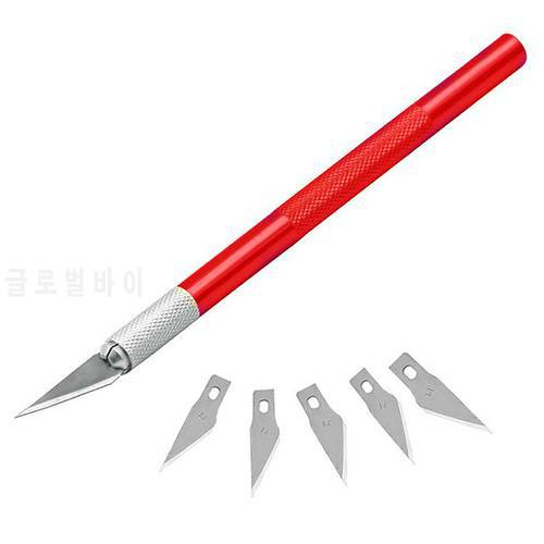 Carving Metal Scalpel Pocket Craft Knife Tools Kit Non-Slip Cutter Engraving Blades Mobile Phone Laptop PCB DIY Repair Hand Tool