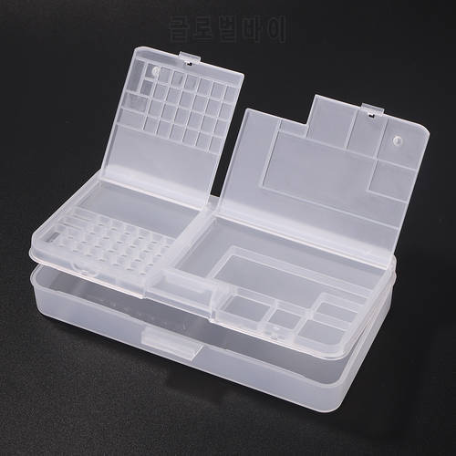 Double-Layer Mobile Phone Components Storage Box Multifunctional Motherboard IC Chips Component Screws Organizer Repair Tools