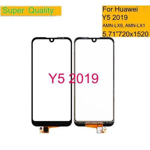 10Pcs/Lot For Huawei Y5 2019 Touch Screen Digitizer Front Outer Glass Lens Y5 2019 Touch Sensor Panel