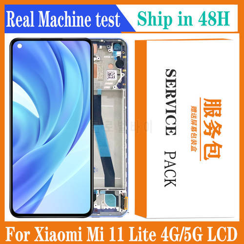 6.55&39&39 LCD for Xiaomi mi 11 Lite 4G / 5G Display Touch Screen Digitizer Assembly Xiaomi Mi 11 Youth Repair Parts Repair Parts