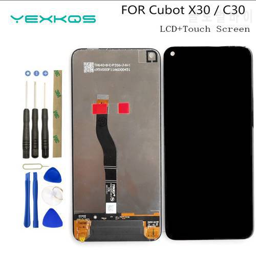 100% Tested Original For Cubot X30 LCD Display Touch Screen Digitizer Assembly LCD For Phone 6.4