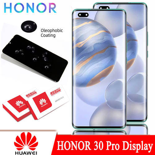 100% Original 6.57&39&39 LCD with Frame for Huawei Honor 30 Pro EBG-AN00 Display Touch Screen Digitizer Repair Parts