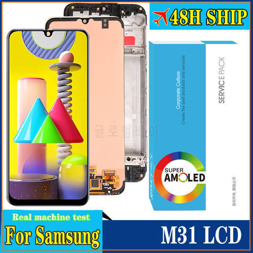 Original 6.4&39&39 AMOLED LCD Replacement for SAMSUNG Galaxy SM-M315F, SM-M315F/DS, SM-M315F/DSN Touch Screen Display M31