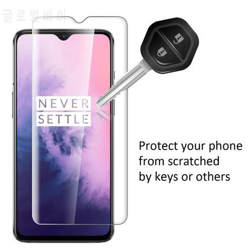 Glass For OnePlus 6T 6 Screen Protector Transparent Protective Glass for One Plus 5T 5 6T 7 1+7 Tempered Glass Film