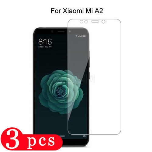 3Pcs for xiaomi mi A2 lite tempered glass for xiaomi mi A3 lite protective film phone screen protector on the glass smartphone