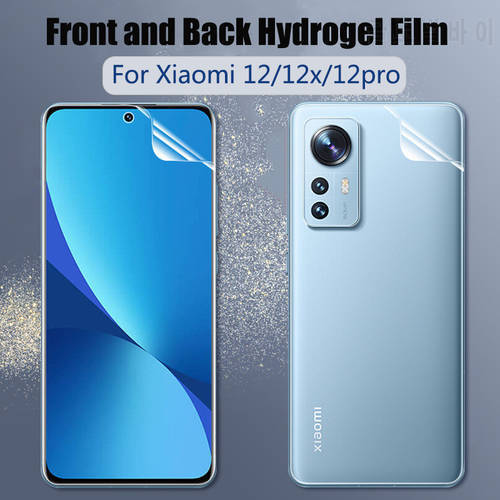 Front and Back Film for Xiaomi 11 12 pro 12x 12s Ultra 11t 12tpro Protective Film Screen Protector for Xiaomi Mi12 pro Not Glass