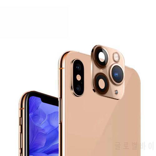 1Pc Fake Camera Cover For iPhone XR X/XS Max Metal Glass Lens Film Back Camera Protector Mobile Phone Lens Accessories