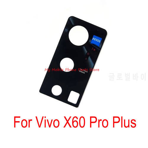 Without Adhesive Sticker Original Rear Camera Glass Lens For Vivo X60 Pro Plus Main Big Back Camera Lens Glass Repair Parts