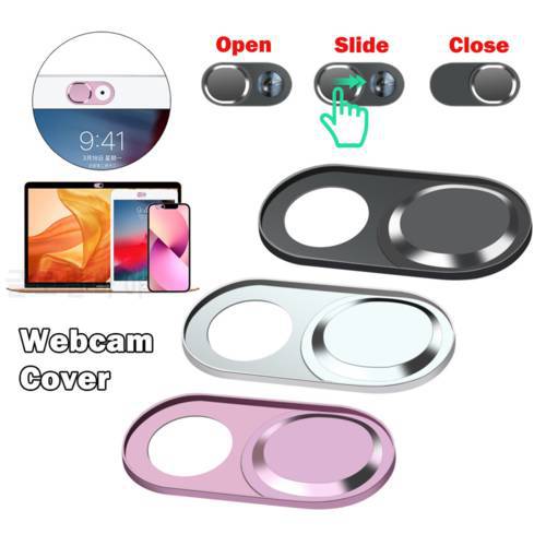 1/3PCS Metal Camera Privacy Protection Cover Ultra Thin Anti-Peeping WebCam Slider Len Caps For Mobile Phone Tablets PC Laptops