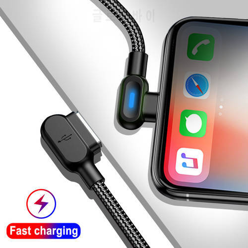 Olaf Rotate USB Type C Cable For Huawei Xiaomi Poco Fast Charging USB-C Type-C 90 Degree Mobile Phone Microusb USB-C Charger