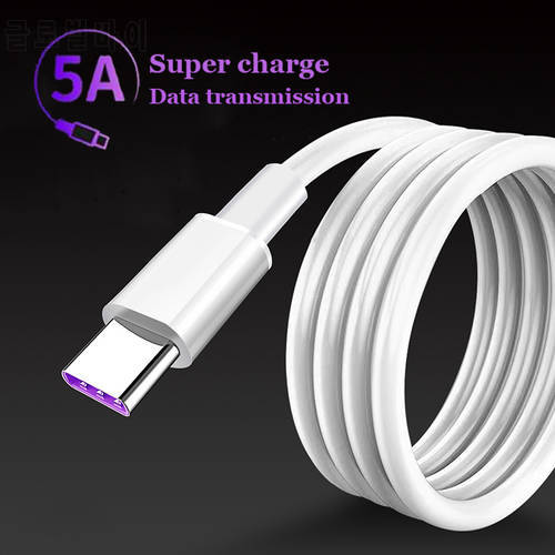 5A 2m USB Type C Cable Micro USB Fast Charging Mobile Phone Android Charger Type-C Data Cord For Huawei P40 Mate 30 Xiaomi Redmi