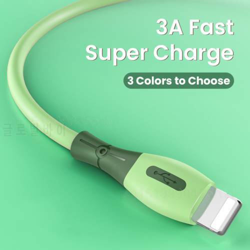 Colorful USB Type C Cable For iPhone 12 11 3A Micro USB C Fast Charging Mobile Phone Charger Wire Cord For Xiaomi Samsung Huawei