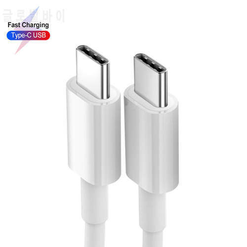 USB Type C to USB C Cable For Samsung S21 S20 Note 20 ultra PD Fast Charge Quick Charge 4.0 USB C Cable For Macbook Pro PD Cabo