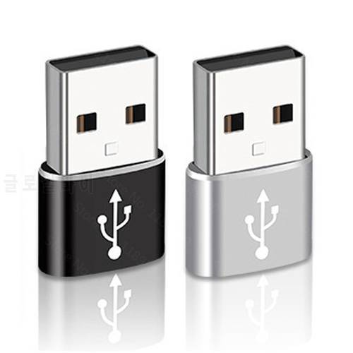 2PCS USB OTG Male To Type C Female Adapter For iPhone 13 12 11 Pro Max Converter Type-C Cable Adapter For Notebook USB-C Charger