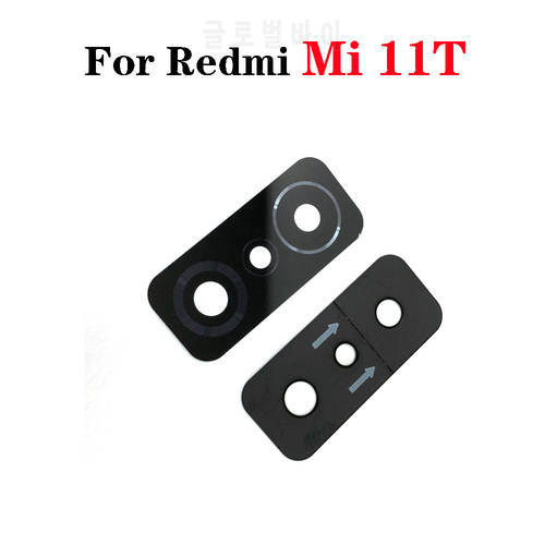 2pcs Camera Glass Lens For Xiaomi Mi 11 T Pro Rear Bcak Camera Glass Cover With Adhesive Sticker