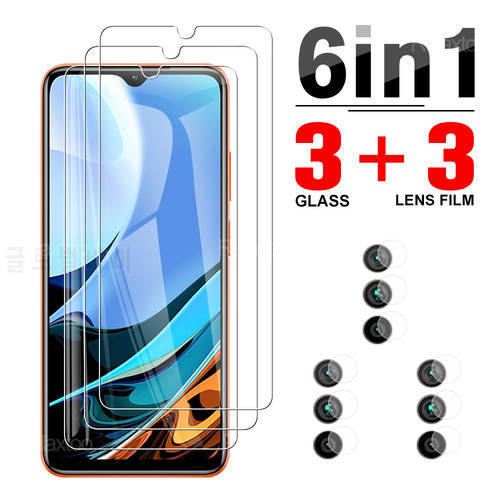 6IN1 Screen Protector Protective Glass Lens For Xiaomi Redmi 9T 9A 9C 9CNFC 9 NFC 6.53
