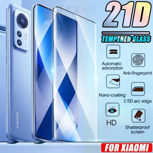 Curved Tempered Glass For Xiaomi Mi 12 pro 12x 11 Ultra lite 5G NE Screen Protector for Xiomi 12pro 12s x Protective 21D 13 Glas