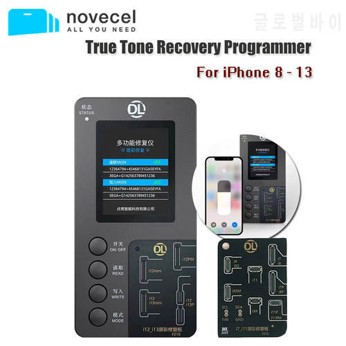 NOVECEL DL F210 True Tone Recovery Programmer for iPhone 8 to 11 12 13 mini Phone ORI/Copy Display Original Color Repair Tools