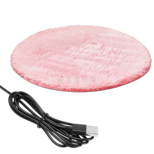 USB Pet Electric Blanket Plush Pad Blanket Electric Heated Pad Sleeping Bed