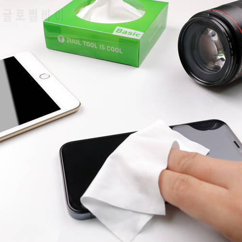 2UUL Original 100/60 peicesHigh-Quality Antistatic Dust-Free Wiping Cloth for Mobile Screen Cleaning Main Board Industrial Wipes