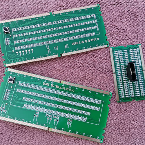DDR5 Memory Slot Test Card Lighted For Server Desktop Computer Laptop Green Board SO-DIMM RAM Memory Tester Analyzer