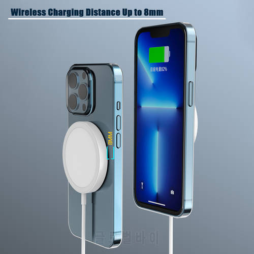 15W Qi Wireless Charger Pad For iphone 13 12 Pro Max Mini Apple Watch Airpods Magnetic Wireless Chargers Fast Charging Station
