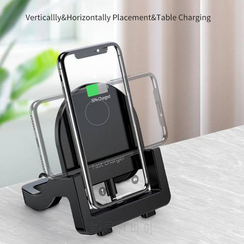 NEW 30W Wireless Charger Stand Pad For iPhone 13 12 11 Pro Max Xiaomi Samsung S21 S20 Qi Fast Charging Dock Station Phone Holder