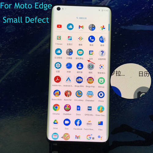 6.7&39&39 Small Defect Original For Motorola Moto Edge LCD XT2063-3 Display Touch Screen Digitizer For Moto Edge 2020 LCD Display