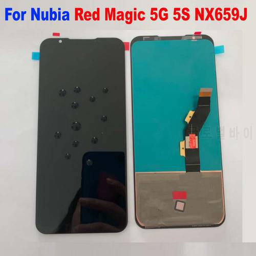 Original LTPro Best Amoled LCD Screen Display Touch Panel Digitizer Assembly For ZTE Nubia Red Magic 5G 5S NX659J Phone Pantalla
