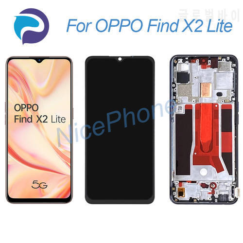 for OPPO Find X2 Lite LCD Screen + Touch Digitizer Display 2400*1080 CPH2005 Find X2 Lite LCD Screen Display
