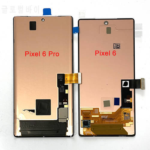 Original AMOLED LCD For Google Pixel 6 Pixel 6A Display Screen Frame Touch Panel Digitizer For Google Pixel 6 Pro 6Pro LTPO LCD