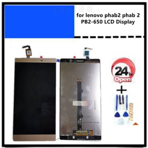 for lenovo phab2 phab 2 PB2-650 PB2-650M PB2-650Y Full LCD Display Glass Touch Screen Digitizer Assembly