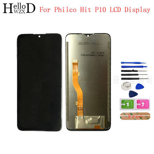 100% Tested LCD Display For Philco Hit P10 LCDs Touch Screen Digitizer LCD Display Assembly Panel Front Glass Sesnor Tools