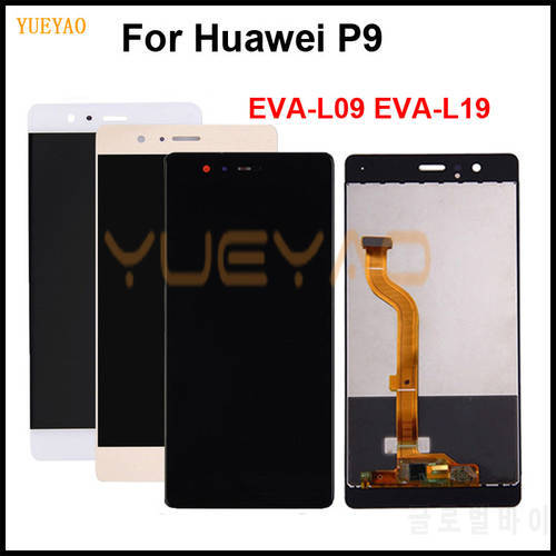 LCD Display for Huawei P9 EVA-L09 L19 L29 LCD Display Digitizer Touch Screen Replacement on for Huawei P9 P 9 LCD Screen