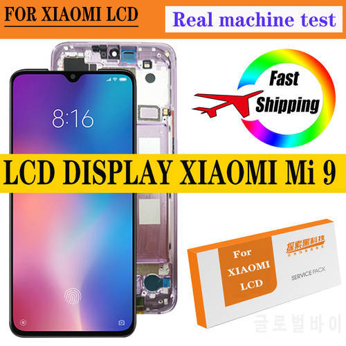 Original 6.39&39&39 AMOLED LCD for XIAOMI Mi 9 Mi9 Display Touch Screen Digitizer Assembly Repair Parts