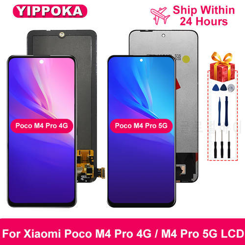New Original LCD For Xiaomi Poco M4 Pro LCD Display Xiaomi Poco M4 Pro 5G Touch Screen 21091116AG Digitizer Assembly 2201117PG
