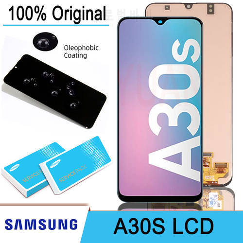 Original 6.4&39&39 LCD Display with Touch Screen Digitizer Assembly for Samsung Galaxy A30s A307F A307 A307FN Repair Parts