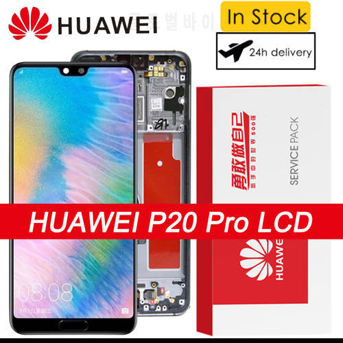 100% Original 6.1&39&39 AMOLED Display for Huawei P20 Pro CLT-L09 CLT-L29 CLT-AL01 LCD Touch Screen Digitizer Replacement Parts